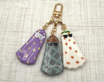Ghost Keychain *Large Size* | Midnights Era Inspired Bag Charm | Eras Music Keychain Charm | Swiftie Gift