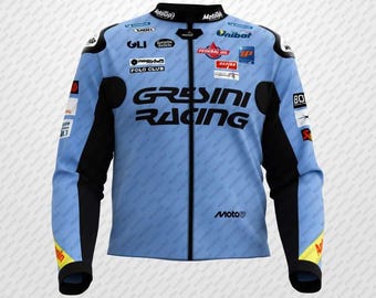 Alex Marquez MotoGP Leather Jacket, Cowhide Racing Jacket