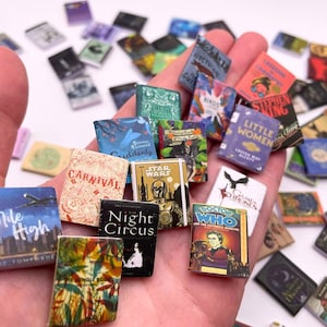 Miniature Books Bundle 100 | Dollhouse Craft Supplies, Scrapbooking Embellishments