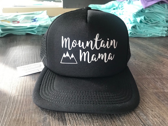 Ladie s Trucker Hat Mountain Mama Surf Style Trucker Hat Mountain
