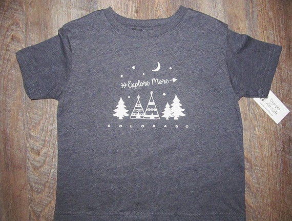 Colorado Vintage Mountain Drawing Unisex Infant T-Shirt