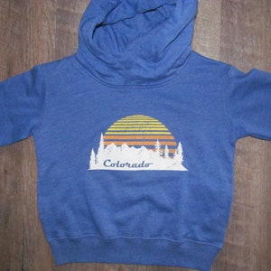 Kid&#39;s Colorado Hoodie | Super cute! Colorado Sweatshirt |Soft Comfy Fleece | Toddler & Youth size Hoodies | Mountains Sweatshirt Hoodie