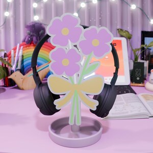 Soporte para auriculares personalizable impreso en 3D: Organizador de escritorio para gamers