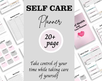 Self Care Planner | Mental Health Wellness Journal (PDF)