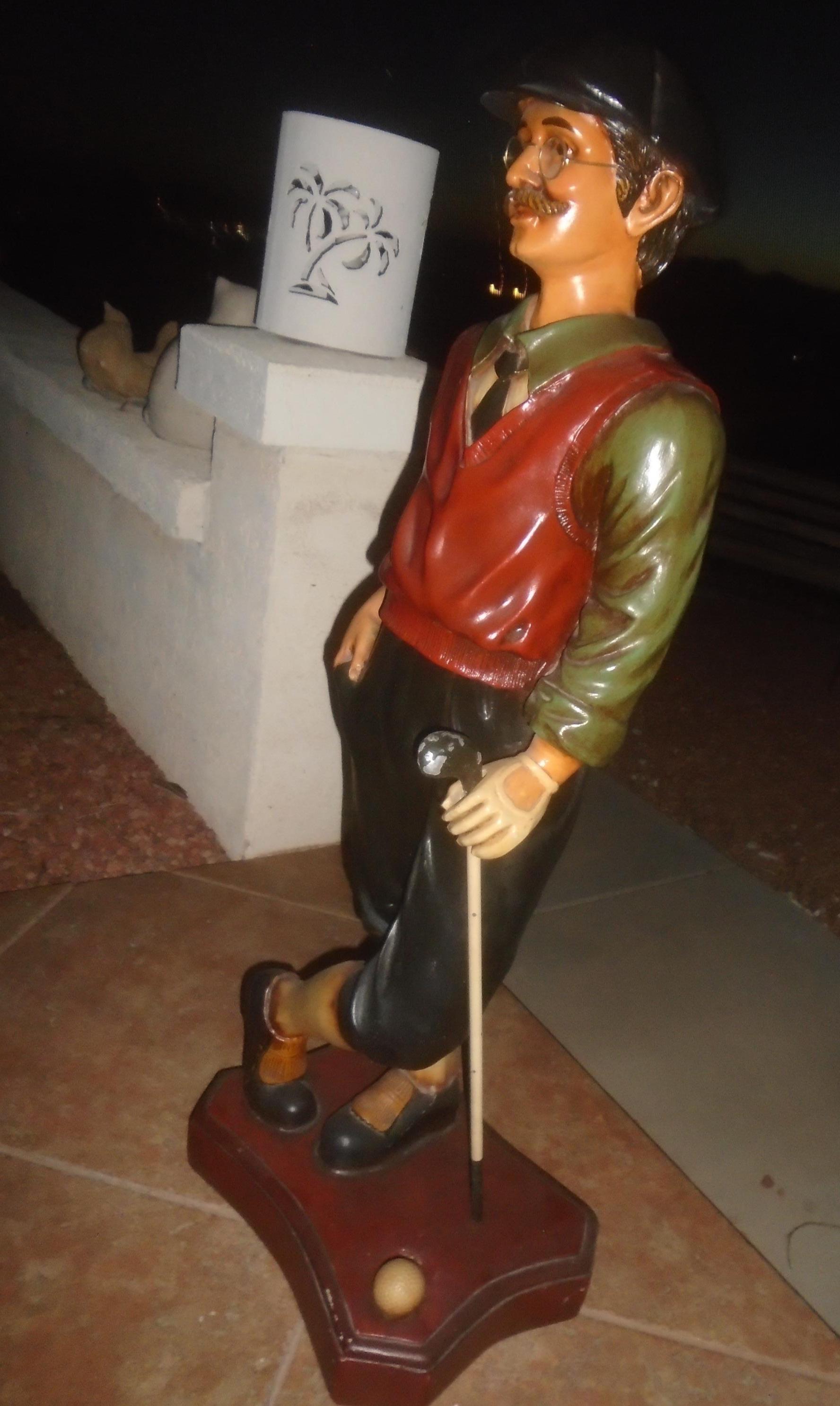 Vintage Golf Statue - Etsy