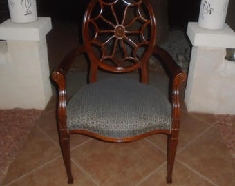 Pretty Pair of Vintage Spider Back Arm Chairs - Made in Italy. - Etsy
