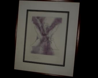 Disney Evil Queen Aquatint Limited Edition Print 165/400 Signed David Pacheco COA Framed