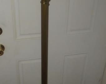 Antique Brass and Marble Floor Lamp Torchiere Tested and Working