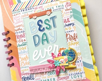 Summer Scrapbook | Summer Vacation Memory Book | Spanish Summer Themed Scrapbook | Buenos Días Collection