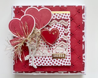 Valentine Pizza Box Album | Mini Album | Valentine Photo Book