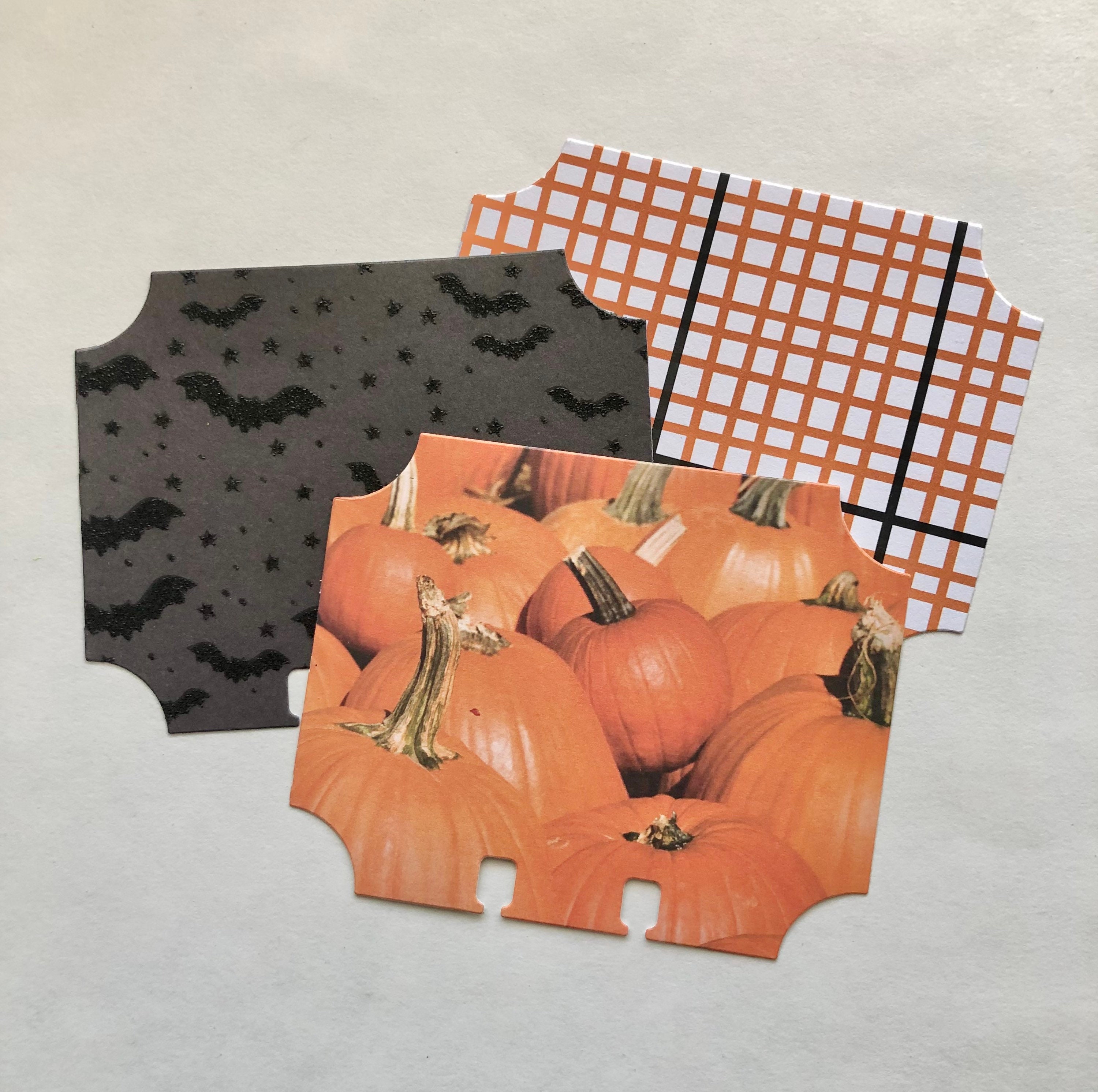 Halloween Memory Dex Card Blanks Halloween Paper Memory Dex | Etsy