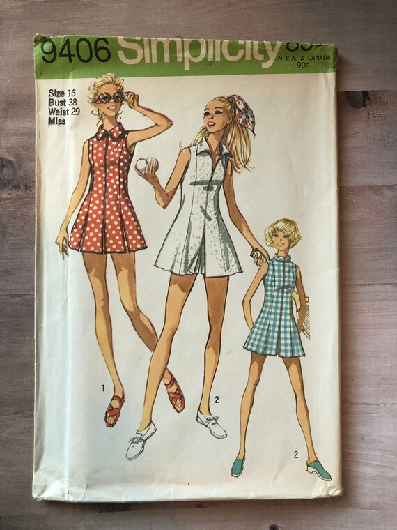 1971 Vintage Sewing Pattern | Simplicity Dress Sewing Pattern Il_570xn