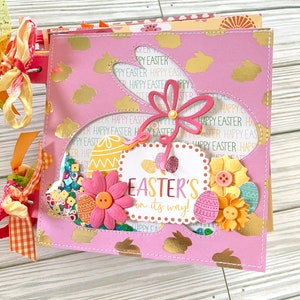 Easter Mini Album | Handmade Memory Book | Easter Scrapbook