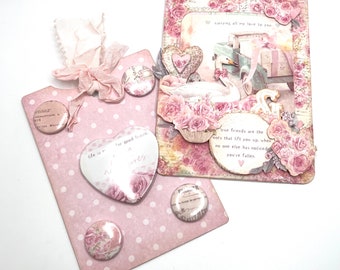 Floral Pocket Tag | Large Journal Pocket | Maggie Holmes Woodland Grim