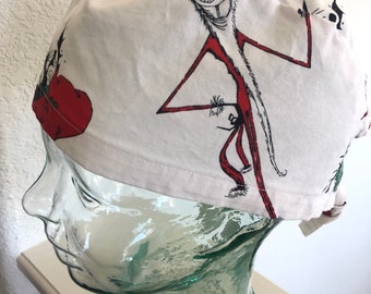 Nightmare Before Christmas Surgical Cap | Surgical Cap | Scrub Cap | Jack Skellington Surgical Cap | OR Scrub Cap