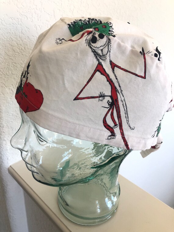 Nightmare Before Christmas Surgical Cap | Surgical Cap | Scrub Cap | Jack Skellington Surgical Cap | OR Scrub Cap Il_570xn