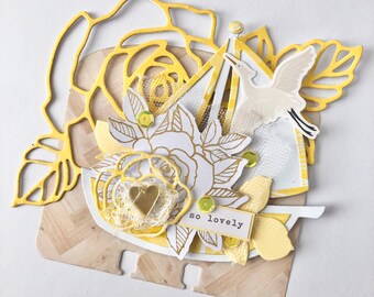 Floral Sailboat Memory Dex Card,  Sailboat Memory Dex Card, Memory Dex Card, Handmade Memory Dex Card