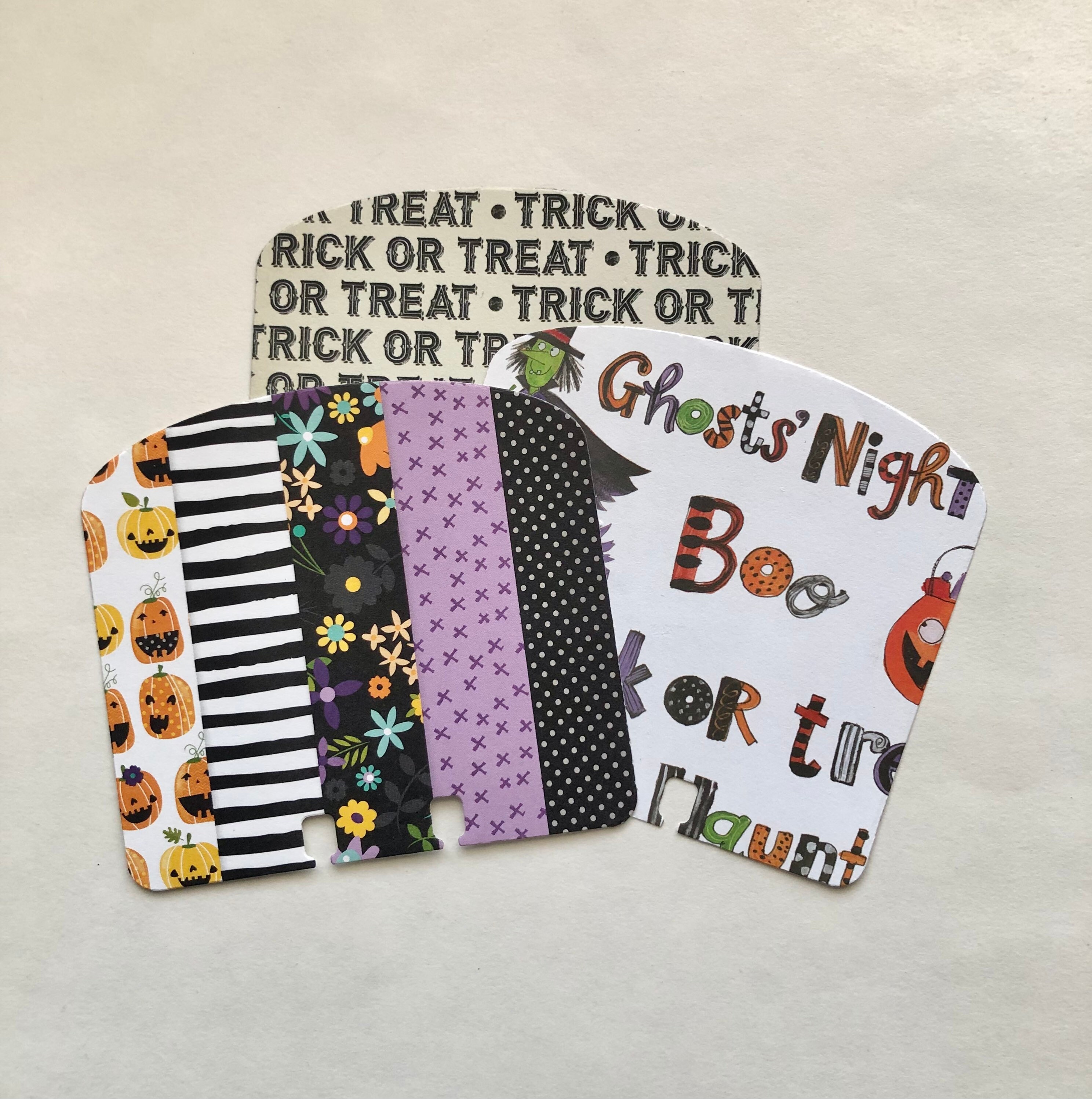 Halloween Memory Dex Card Blanks Halloween Paper Memory Dex | Etsy