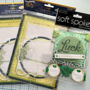 St. Patrick’s Day Frames, Embellishments Destash
