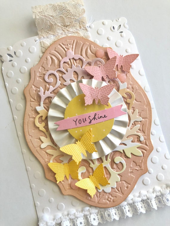 Birthday Gift Tag Holder, Gift Tag , Large Gift Tag, Birthday Cards Il_570xn