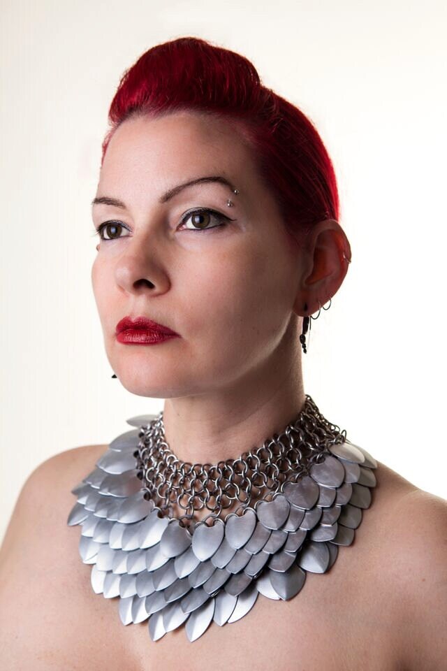 Statement Chandelier Necklace Gold Scale Jewellery READY Etsy Australia