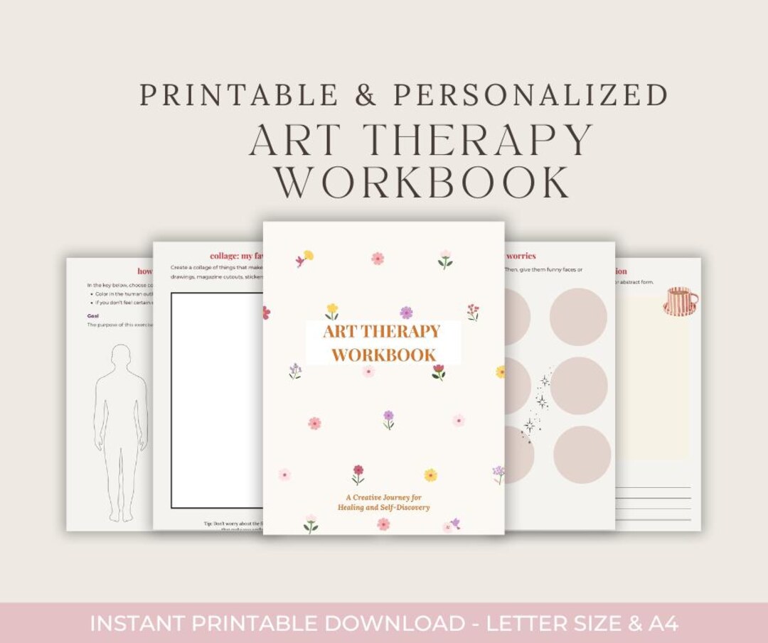 Art Therapy Workbook – A Creative Journey for Healing & Self-discovery ...
