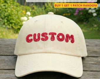 Gorra personalizada con nombre bordado, gorra de béisbol retro con nombre personalizado, gorra de camionero estilo vintage, regalo para mamá, regalo para el Día del Padre
