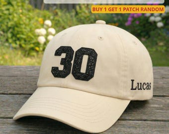 Gorra deportiva personalizada con números bordados y purpurina, sombrero de sol personalizado para mamás deportistas, gorras de camionero para equipos, gorra de sóftbol, regalo para el Día del Padre