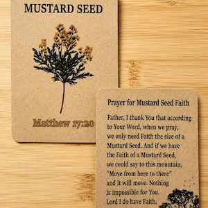 Mustard Seed Faith Car Charm | Christian Gift for Baptism | Church Group Present | afbeelding 3