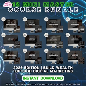 2025 Master Resell Rights Mini Course Bundle: Digital Marketing & Wealth Digital Download