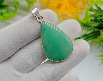 天然グリーン アベンチュリン ペンダント、グリーン アベンチュリン