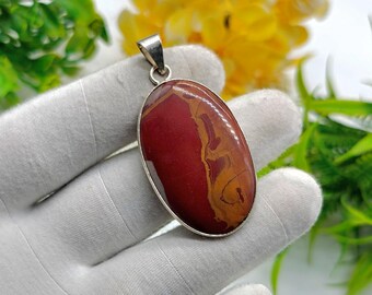 Handmade Noreena Jasper Sterling Silver Pendant - Gemstone Jewelry