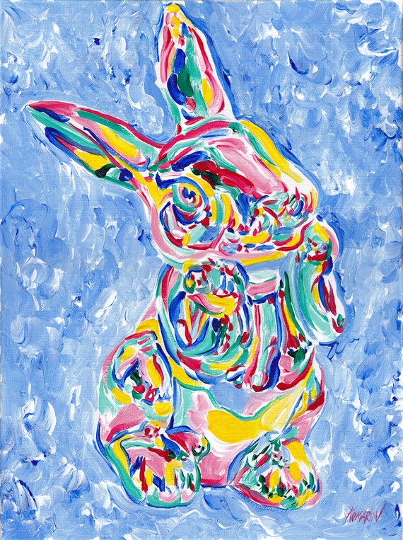 サ*ウ様 「re: rabbit」 油絵　うさぎ サ*ウ様 「re: rabbit」 油絵 うさぎ サ*ウ様 「re: rabbit