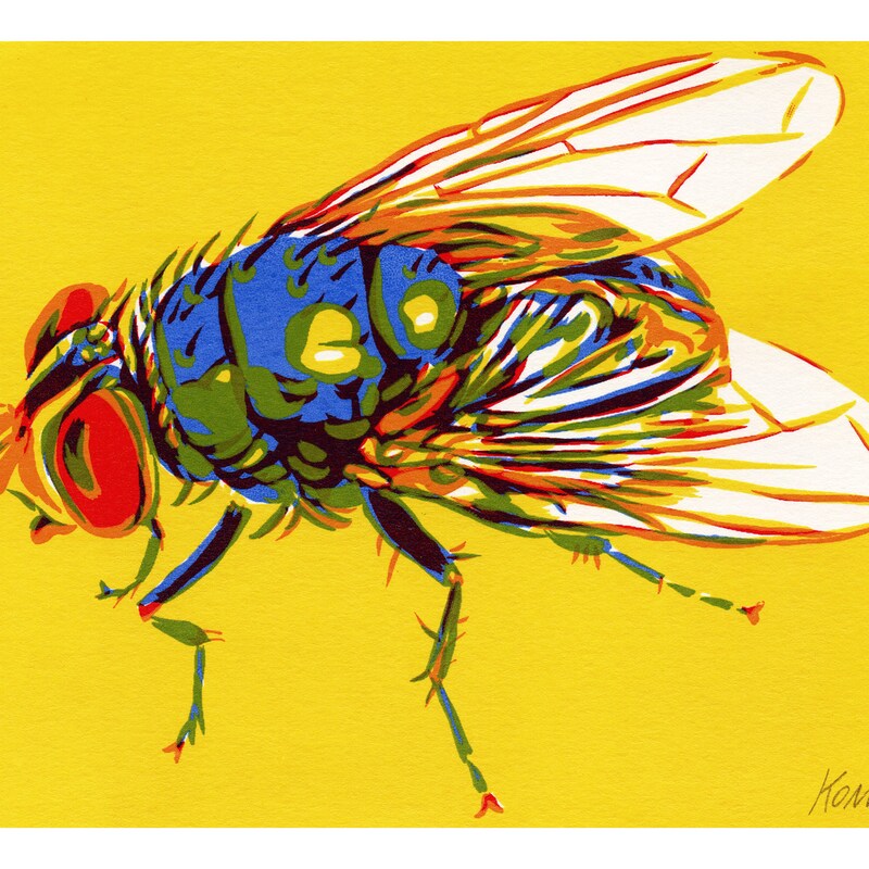 Insect Painting - Etsy