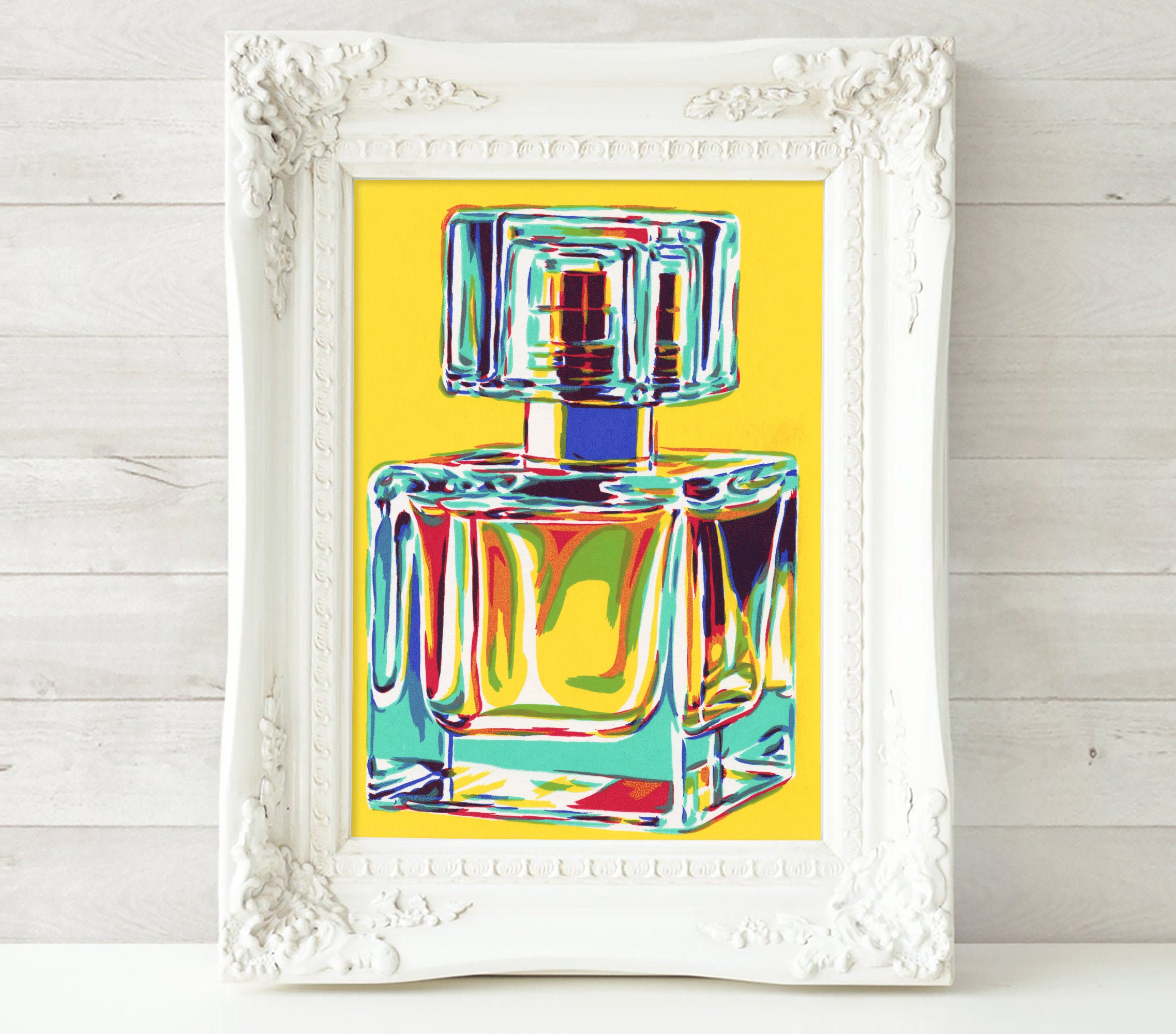 Perfume Bottle Painting Fashion Original Art Pop Art Wall Art Etsy UK
