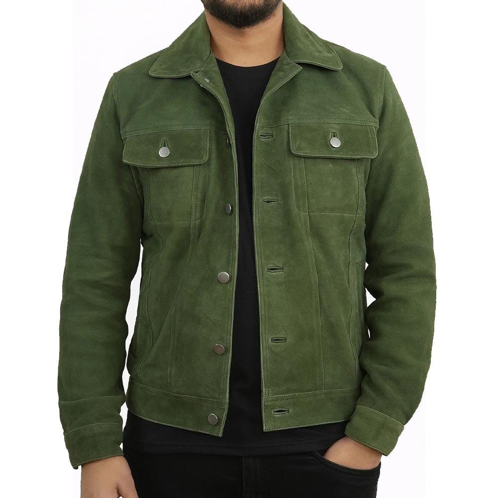 Vintage Levis Suede Trucker Jacket - Etsy