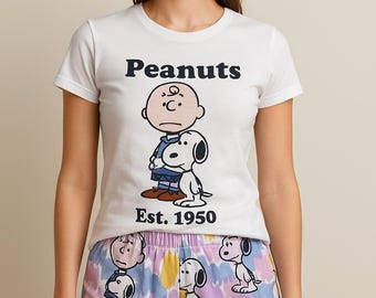 Pijama de Peanuts: Charlie Brown y Snoopy
