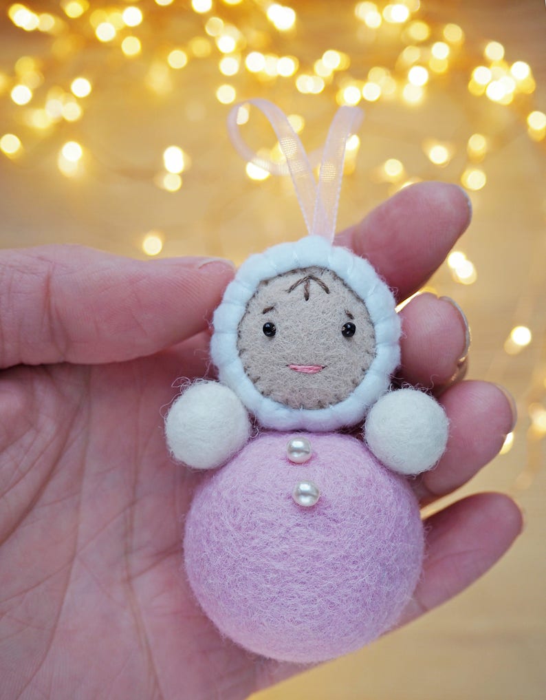 Baby Doll Christmas Ornaments 