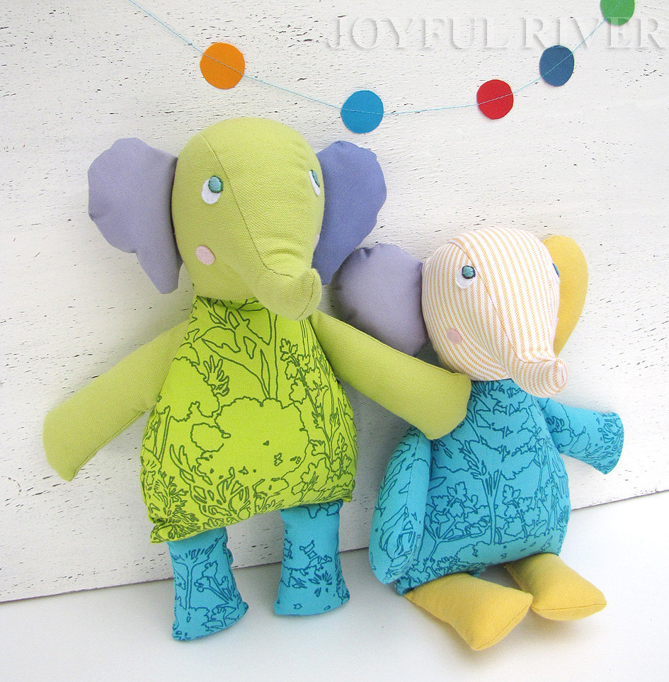 Elephant Sewing Pattern PDF. Stuffed Toy Elephant Sewing - Etsy