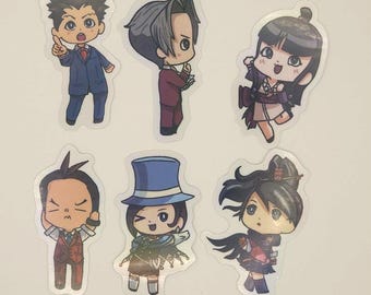 Ace Attorney Vinyl Stickers