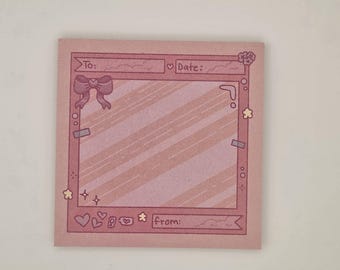 Academia Memories Sticky Notes