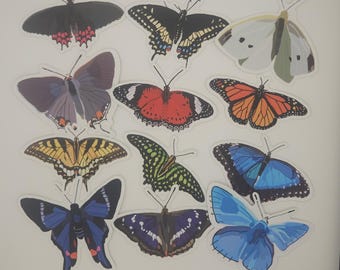 Butterfly Matte Vinyl Stickers