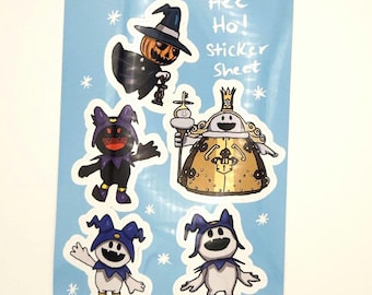 Jack Frost Sticker Sheet