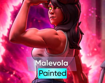 Malevola [Hand-Painted Figure with magnets], 214mm | 16K resin 3D print | Model by H3llCreator | Gift