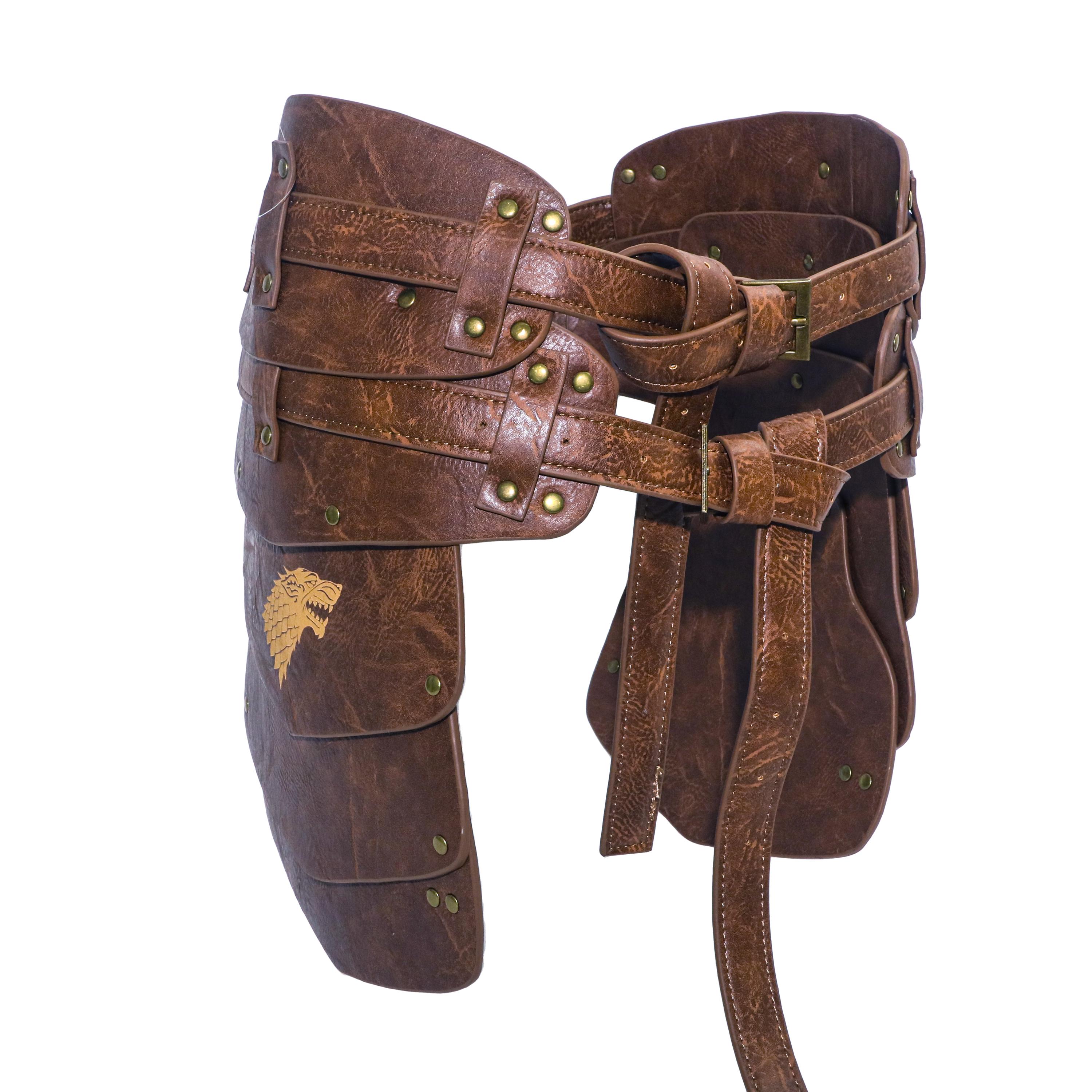 Viking Warrior Belt, Vintage Medieval Leather Belt, Brown  display picture 2