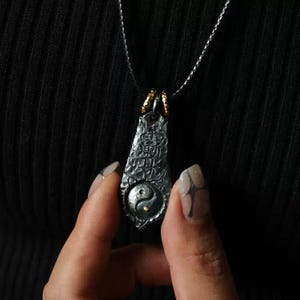Yin Yang Bagua Pendant Necklace: Taoist Feng Shui Amulet,Christmas & New Year Gift