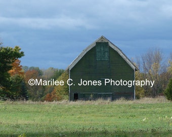 Watercolor Barn Fine Art Vermont Photo Print: Multiple Sizes Available