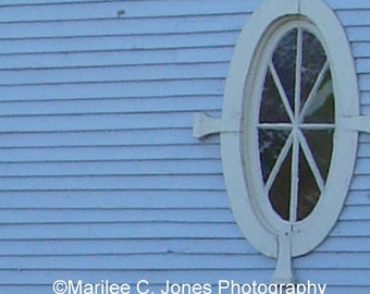 Oval Window Fine Art Vermont Photo Print: Other Sizes Available