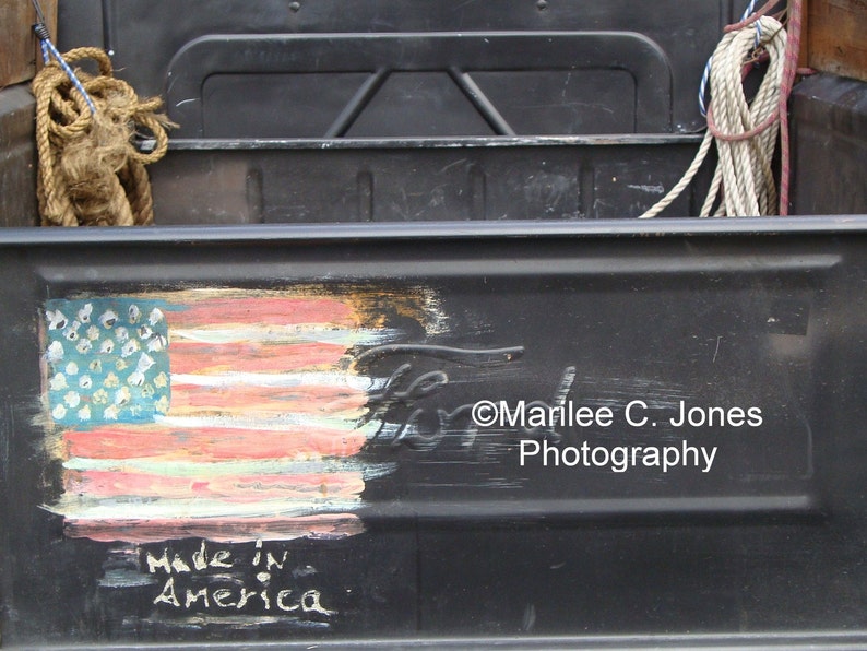 Model A Truck With American Pride Fine Art Photo Print: Multiple Sizes Available image 1