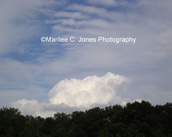 Postcard Cloud Fine Art Vermont Photo Print: Multiple Sizes Available